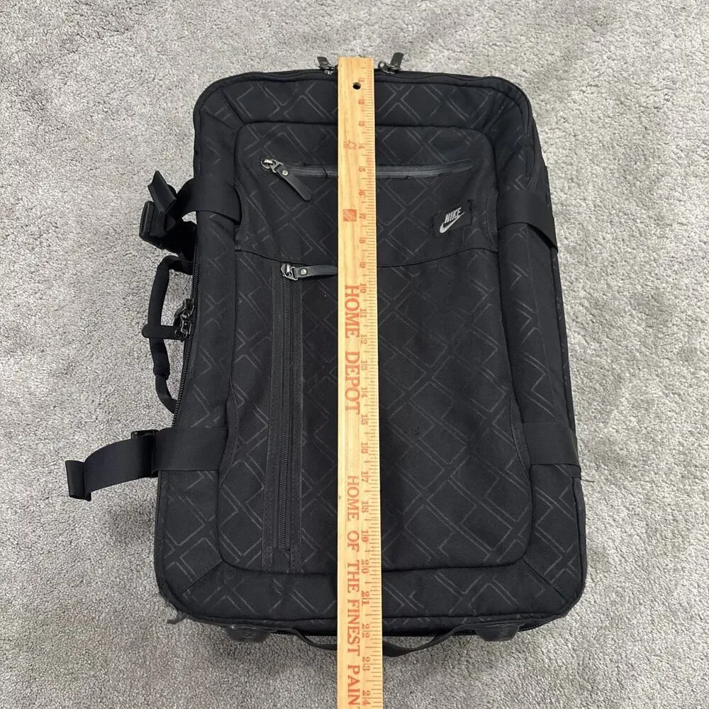 Nike Suitcase Luggage Roller Carry-On Black Travel Bag